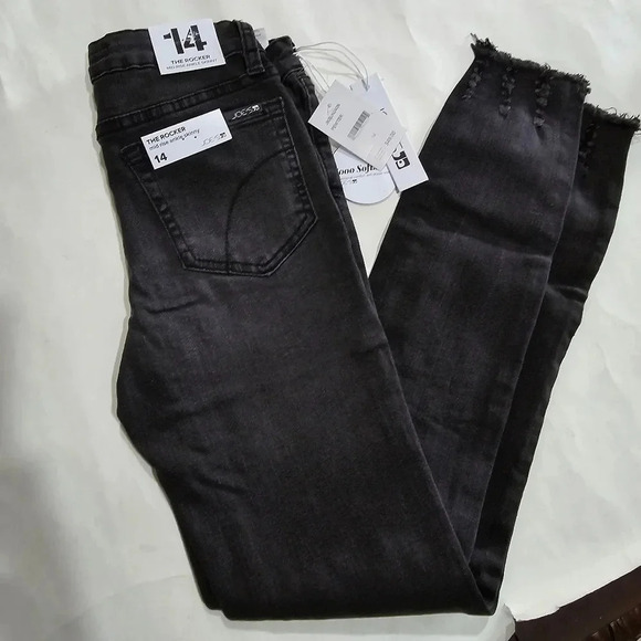 NWT Joe's Jeans Girls' The Rocker‎ Ankle Mid-Rise Skinny Jeans Size 14 Girls - Picture 1 of 8